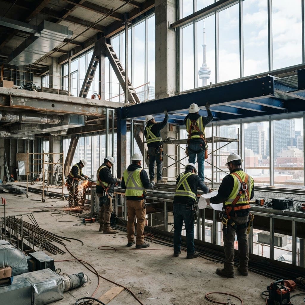 Commercial construction project