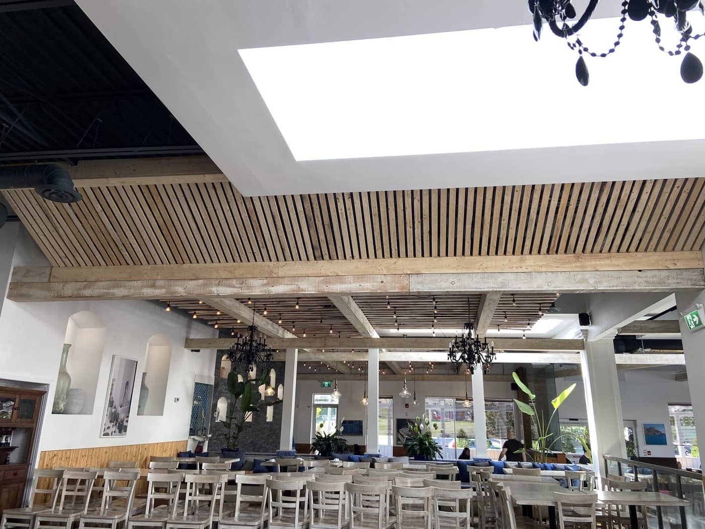 Restaurant ceiling