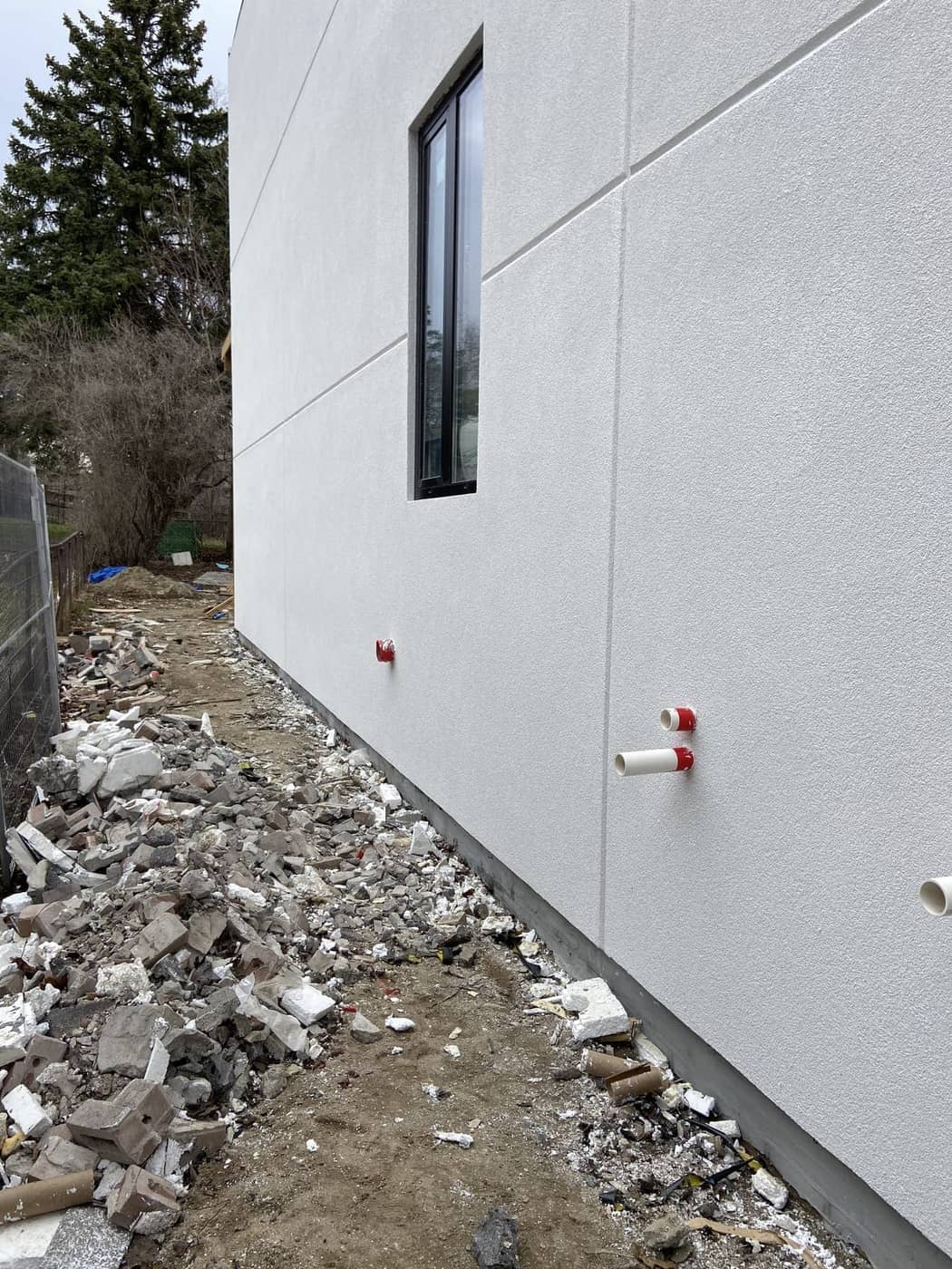 Stucco wall